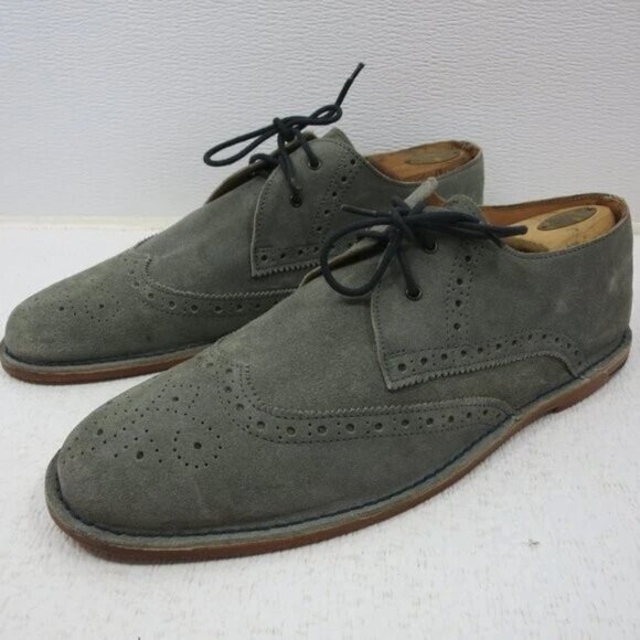 Ben Sherman Suede Brogue Leather Casual Dress Oxfords Shoes Men\'s Footwear Sz 13 main image 5